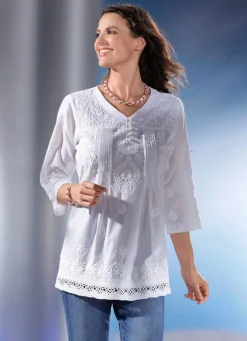 Wunderschön bestickte Tunika