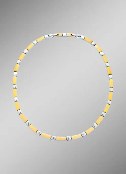 Wunderschön und modern: Halskette in Bicolor