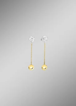 Wunderschöne Ohrstecker in Bicolor