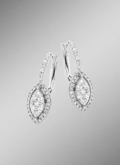 Wundervolle Ohrringe mit Brillanten und Diamanten