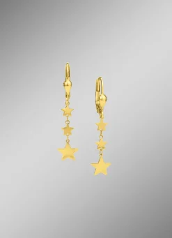 Wundervolle Sternen-Ohrringe aus Gold 585/- fein