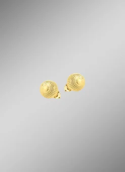 Zauberhafte Kugel-Ohrstecker mit Struktur