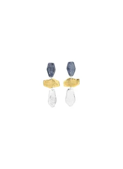 Zauberhafte Ohrstecker in Tricolor