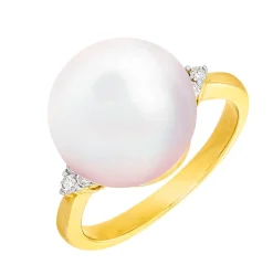 Zauberhafter Damenring mit Südsee-Perle