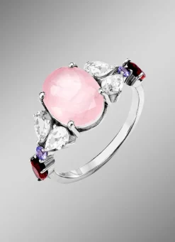 Zauberhafter Damenring mit echten Edelsteinen