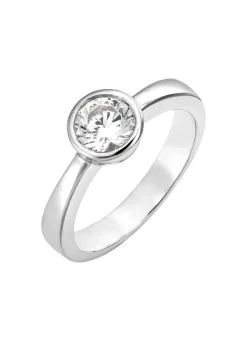 Zauberhafter Damenring mit synth. Zirkonia