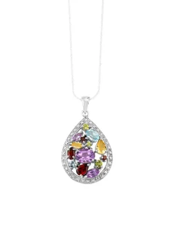 Zeitlose Schönheit: Garnitur mit Diamant und Edelsteinen