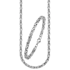 Zeitlose und kraftvolle Königsketten-Garnitur