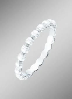 Zeitloser Damenring in Weißgold