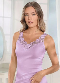 Zweierpack Hemden mit Stickereispitze