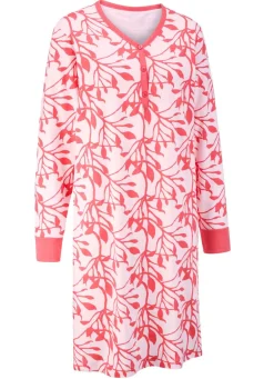 Zweierpack Nachthemden, knielang mit Knopfleiste