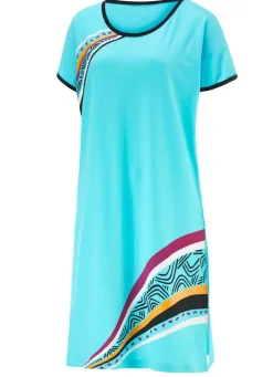 Zweierpack Nachthemden, kürzer geschnitten aus Baumwolle