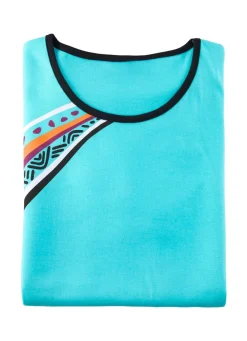 Zweierpack Nachthemden, kürzer geschnitten aus Baumwolle