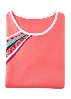 Zweierpack Nachthemden, kürzer geschnitten aus Baumwolle