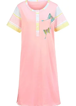 Zweierpack Nachthemden, Kurzarm mit Knopfleiste