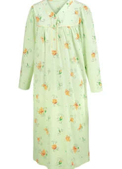 Zweierpack Nachthemden, Langarm mit Knopfleiste