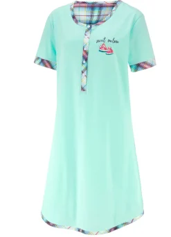 Zweierpack Nachthemden mit Knopfleiste