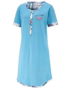 Zweierpack Nachthemden mit Knopfleiste