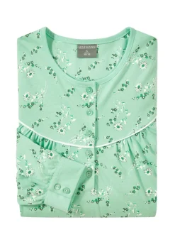 Zweierpack Nachthemden, wadenlang und mit Knopfleiste