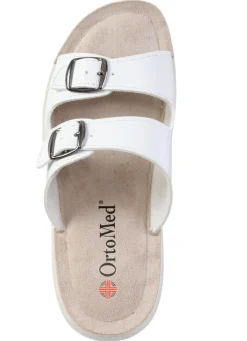 Zweierpack Pantoletten aus Nubuk- und Nappasynthetik