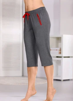 Zweierpack Schlaf- und Freizeithosen mit Kordelzug und Taschen