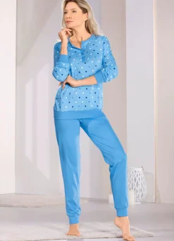 Zweierpack Schlafanzüge mit Bündchenabschlüssen